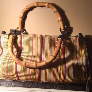 Vintage All season medium size colorful bag!